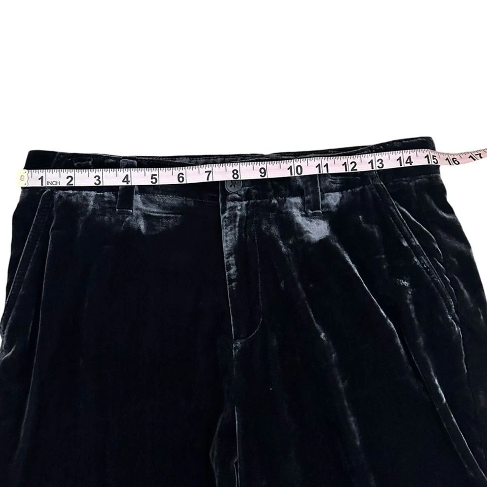 Gap женщин 4 подруги укороченный брюки черный бархат размер 4R безлунная ночь высоты - Изображение 4 из 4