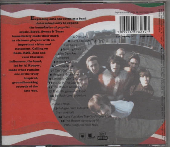 CD Blood, Sweat & Tears/Child is Father to the Man/1968/ Remaster & Bonus 2000 - Bild 2 von 2