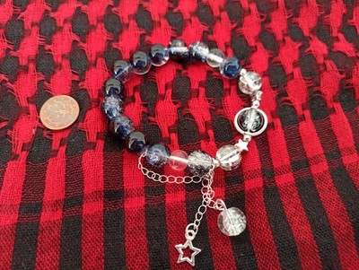 Damen Armband aus Perlen, ca.8 mm, Sternchen,unbenutzt