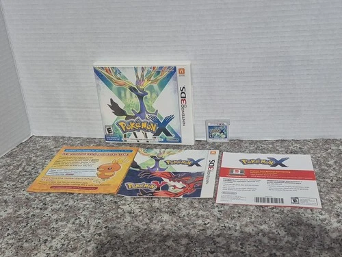 Pokemon X (Nintendo 3DS, 2013) CIB, Authentic, Tested