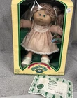 1985 Official Cabbage Patch Kids Doll Joyce Lorna in Original Box w/ Papers