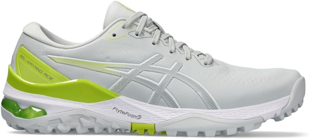 Asics Gel Kayano Ace 2 Golf Shoes - Spikeless -GLACIER GREY NEON
