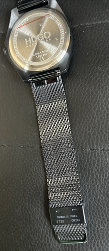 NWB Authentic Hugo Boss 1530109 Men's BUSINESS Watch Stainless Steel Mesh Blue - Picture 10 of 13