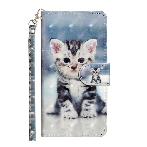 For Google Pixel 8 7A 6 3D Painted PU Leather Flip Wallet Stand Phone Case Cover - Picture 17 of 22