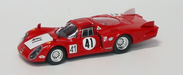 Alfa Romeo 33.2 #41 28Th Le Mans 1968 Vaccarella/Baghetti 1:43 Modell-image