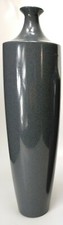 VASO NILO ALTO DESIGN MODERNO VETRO MARMORIZZATO GRIGIO IDEE PER LA CASA