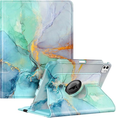 Rotating Case for iPad Pro 11-inch M4 (2024) Swiveling Stand Cover Sleep/Wake - Picture 22 of 24