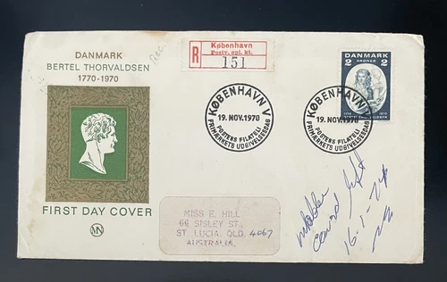 DENMARK-1970-BERTEL THORVALDSEN 1770/1970-FDC-J404