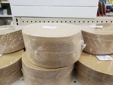  6" PSA Tab Discs Sticky Sand Paper Discs 400 Grit 100 Pack Premium Gold