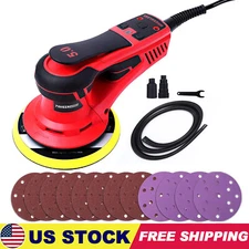 Electric Random Orbital Sander Brushless Motor Powerful 350W Polisher Sander 6in