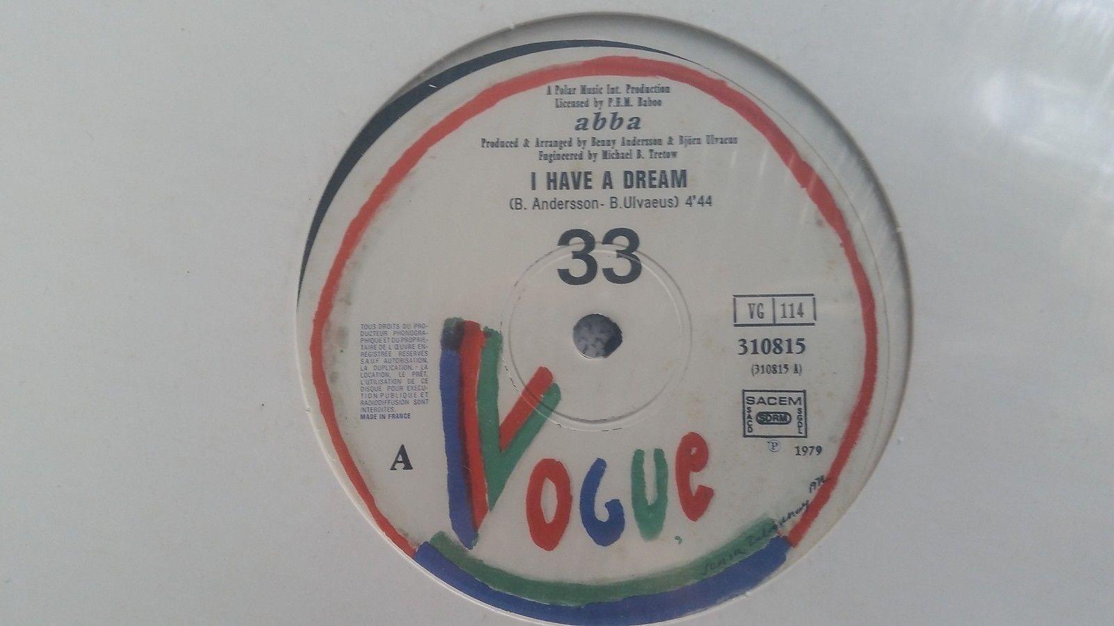 Abba - I have a dream 12'' Disco Vinyl 1979