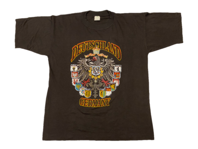Vintage Deutschland-Germany Coat of Arms Cities Graphic T-Shirt 