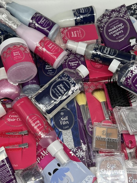 250 piezas Belleza Maquillaje Vacaciones Venta al por mayor Cabello Baño Pulgas Mercado Revendedor Mezcla