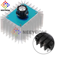 5000W AC 220V SCR Voltage Regulator Speed Controller Dimmer Thermostat
