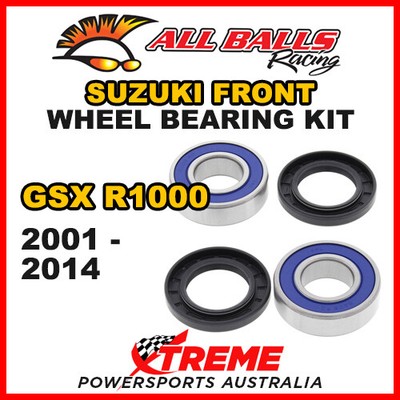All Balls 25-1276 Front Wheel Bearing Seal Kit For Suzuki GSX-R1000 2001-2011