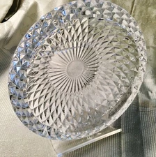 Diamond Patterned Heavy Glass Ashtray