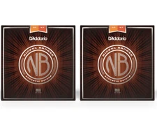 2-Pack D'Addario NB1047 Nickel Bronze Extra Light Acoustic Strings (10-47)