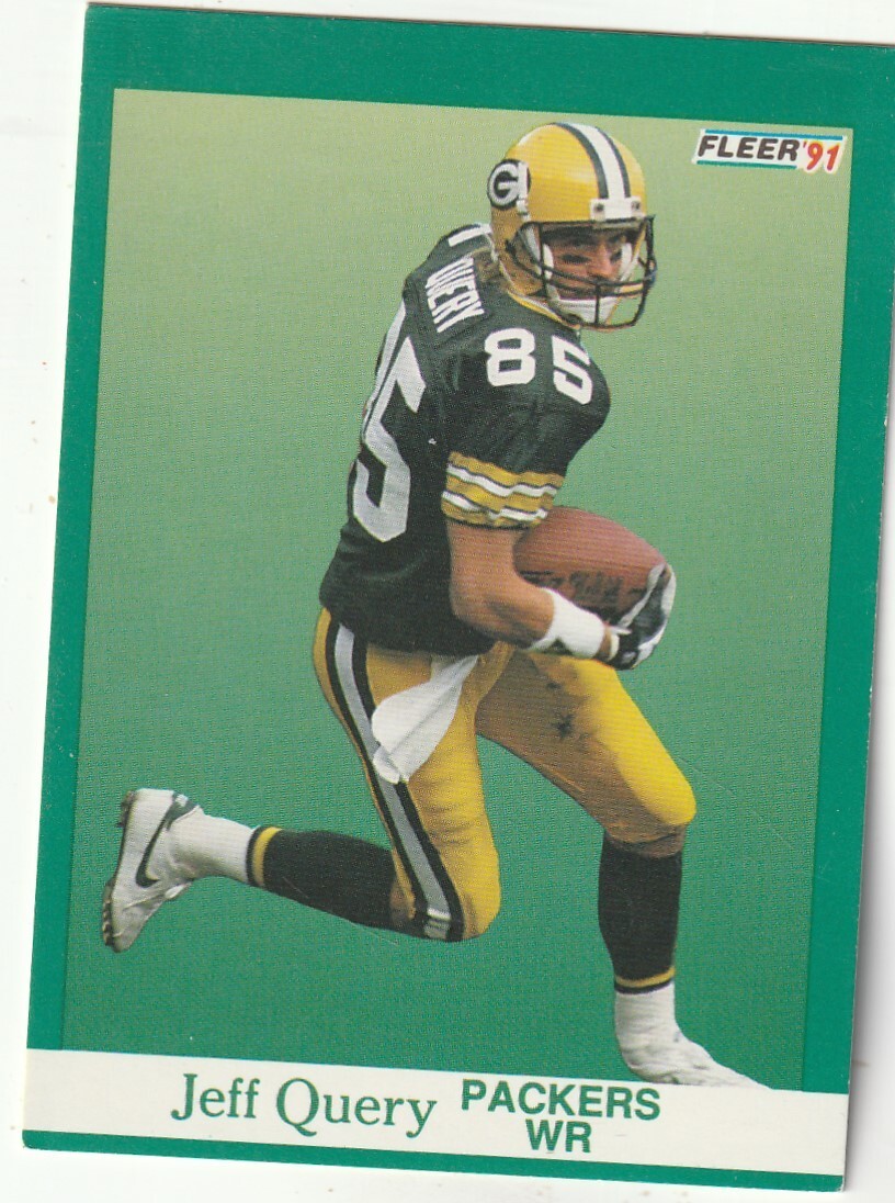 FREE SHIPPING-MINT-1991 Fleer Jeff Query #260 PACKERS PLUS BONUS CARDS