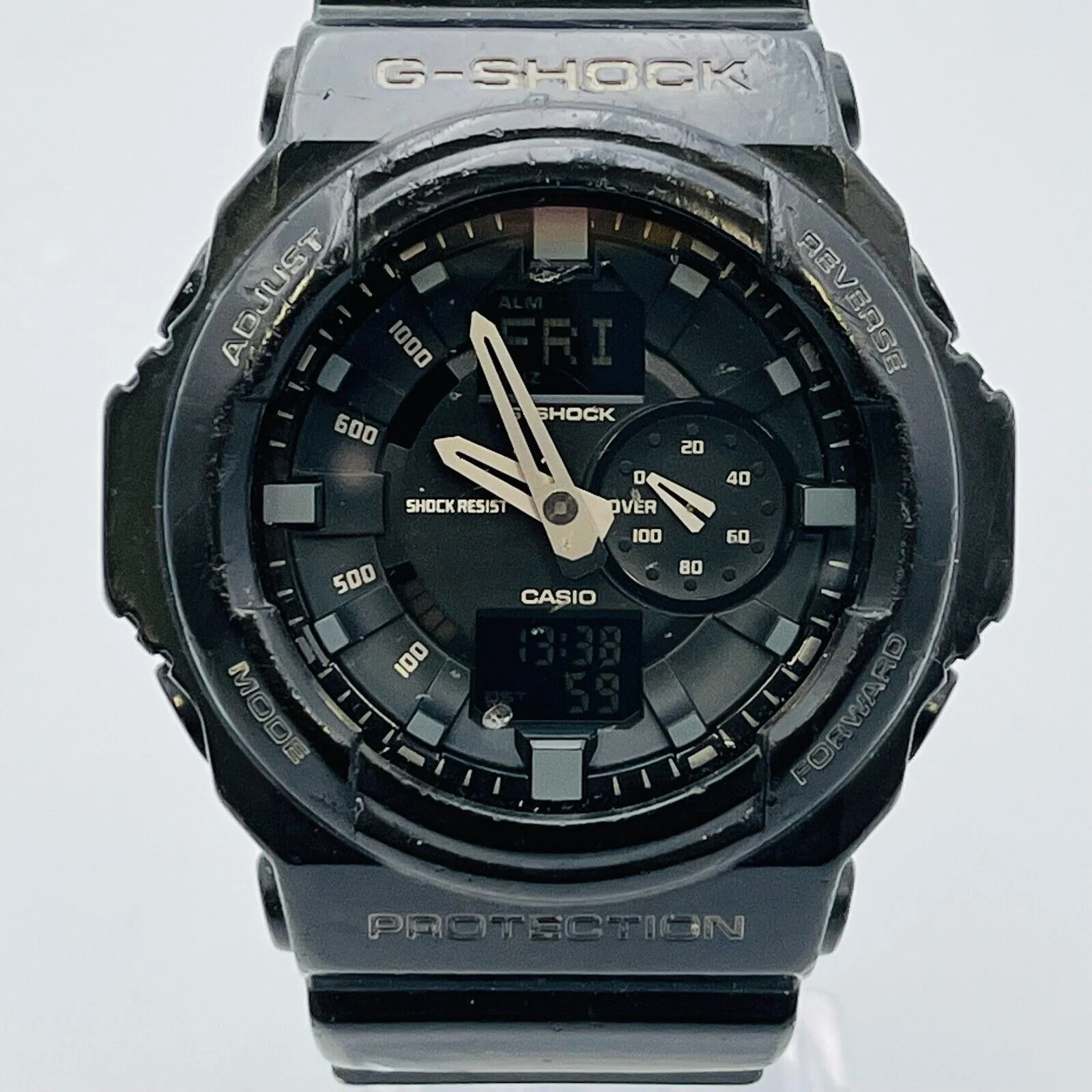 Casio G-Shock GA-150 analog-digital display quartz day-date black