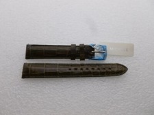 Genuine Michele16mm Olive Green Alligator Watch Band Strap New