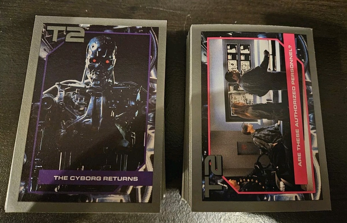 Official Terminator 2 Judgement Day Movie Cards Complete Set 1-140
