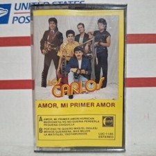 Los Carlos Amor Mi Primer Amor Cassette Tape 1990 Cumbia Rock Balada Sealed