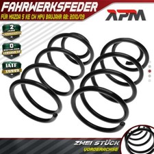 2x Federn Fahrwerksfeder Vorderachse für Mazda 5 KE CW MPV Baujahr ab: 2010/09