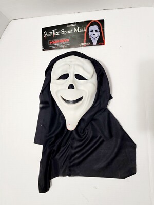 Vintage 2000 Scary Movie Ghost Face Stoned Spoof Mask Fun World Easter Unlimited