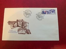 CZECHOSLOVAKIA 1979 FDC PEACE MOVEMENT RED STAR MAN CHILD DOVE BIRD