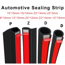 D/P/B/E-Shape Universal Car Door Rubber Weather Seal Hollow Strip Weatherstrip 