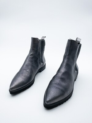 Homer Damen Chelsea Boots Ankle Boots Stiefelette silber Gr 38 EU Art 19135-95
