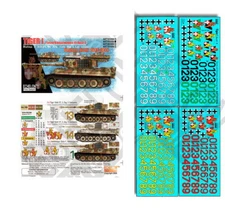 Echelon Fine Details 1/35 SchPzAbt 506 Tiger Is Decal 1943