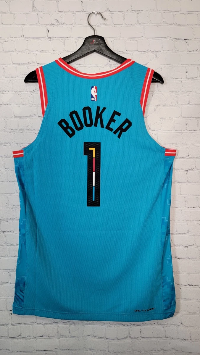NWT Men s Devin Booker Phoenix Suns Nike Authentic City Edition Jersey Medium