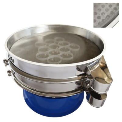 220V 47.2'' Vibrating Screen Machine Electric Sifter Screen Shaker 1 Layer 1.5KW