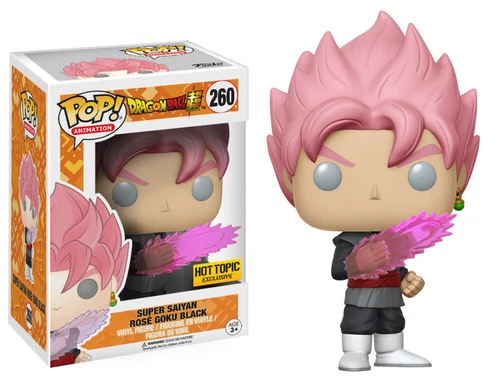 Funko Pop! Vinyl: Dragon Ball - Super Saiyan Rose Goku Black - Hot Topic...