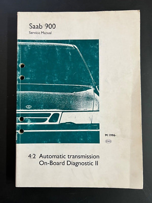 1996 Saab 900 Automatic Transmission On Board Diagnostic II Service Manual