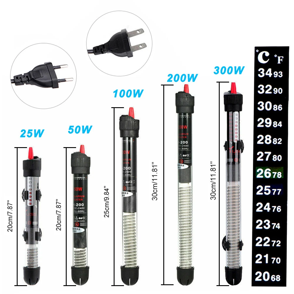 Aquarium heaters top