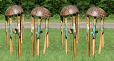 Gift For Grandpa Tropical Bamboo Wind Chime, ...