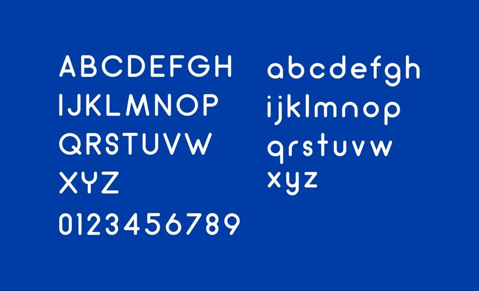 Iron on letters and numbers, 1-7cm tall. Personalised, wide variety of colours. - Image 4 of 4