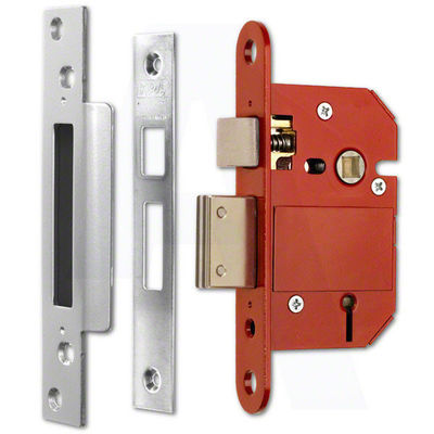 3 x GLEICHSCHLIESSEND FLÜGELSCHLOSS ERA FORTRESS 76mm oder 3'' 5 HEBEL BS 361-32 SATIN