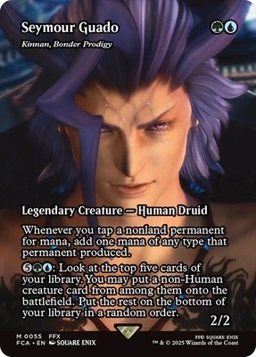MTG  Kinnan, Bonder Prodigy (Seymour Guado) Borderless - FINAL FANTASY Through