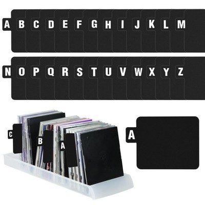 BLSUREFYX 26 PCS Vinyl Record Dividers AZ Alphabet Record Organizer with Alph...