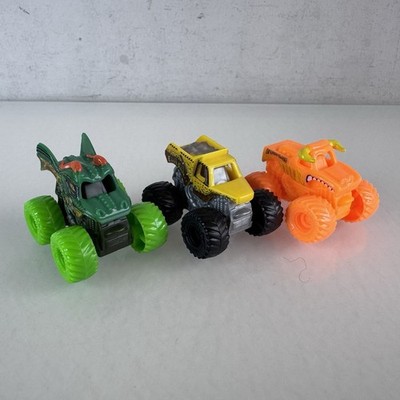 Monster Jam Mini (x3) El Toro Loco, Earth Shaker & Dragon Miniatur Trucks Autos
