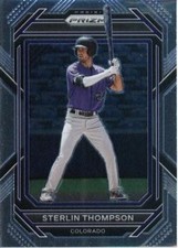 Sterlin Thompson 2023 Panini Prizm - #153 - Colorado Rockies