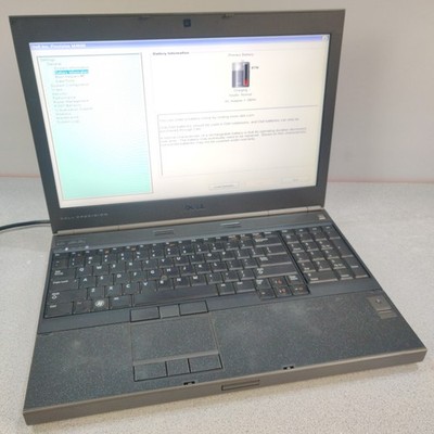 DELL PRECISION M4600 i7-2720QM @ 2.20GHz 8GB RAM 500GB M5950 GPU NO OS/AC *READ