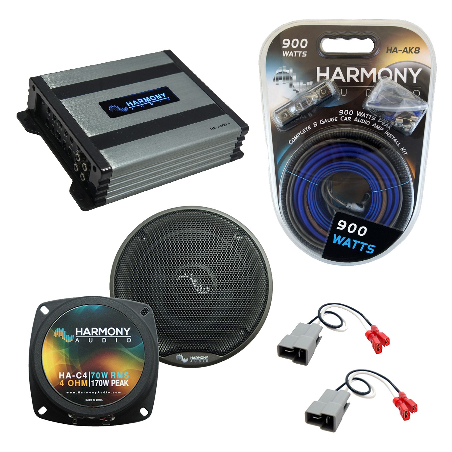 Fits Mitsubishi Mighty Max 87-96 OEM Speakers Replacement Harmony C4 & HA-A400.4