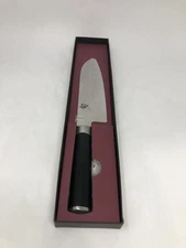Shun Classic 7" Hollow Ground Santoku Knife, Handcrafted Japanese Cutting...