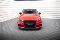 Maxton Design Frontlippe V.2 Passend FüR Audi S3 / A3 S-Line 8V Limousine / Cabr