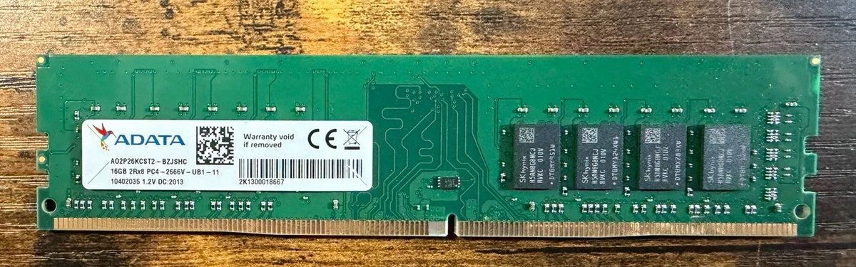 ADATA DDR4 SDRAM 16 GB Total Capacity Memory (RAM) for sale | eBay
