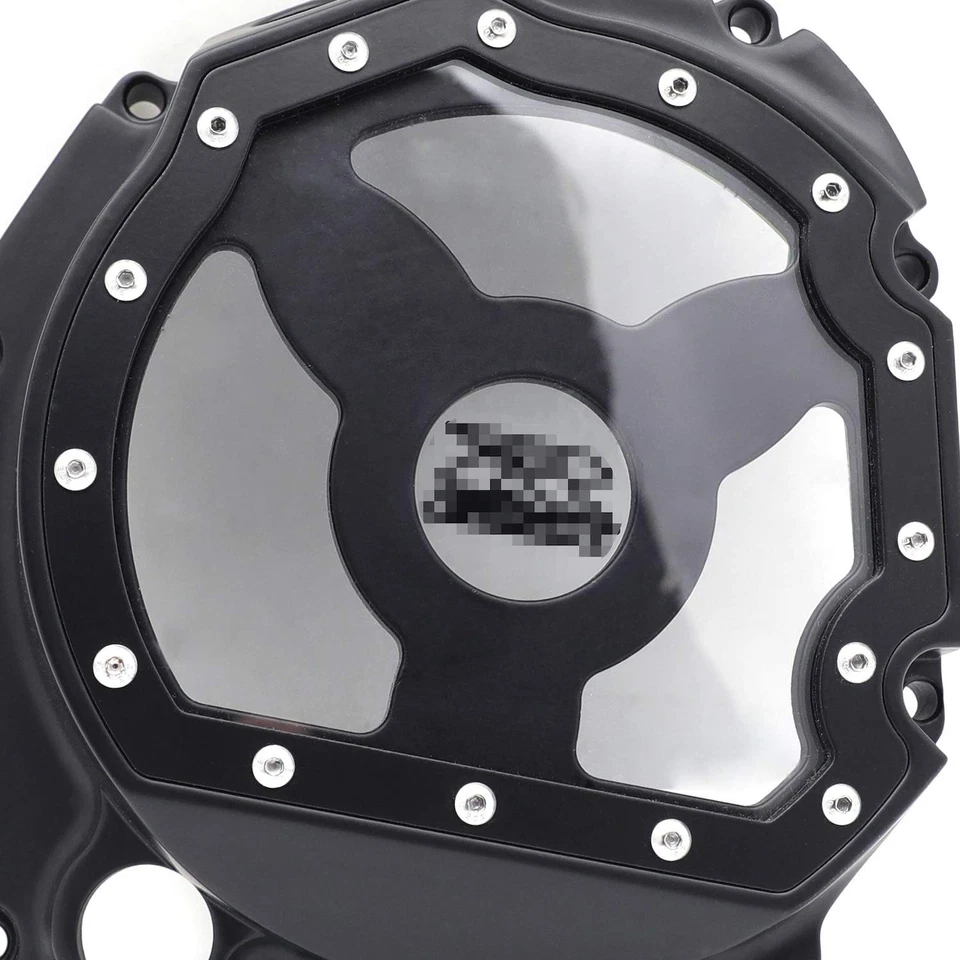 HTTMT- Black Glass See Through Engine Clutch Cover Protector Compatible with ... - Image 3 of 4